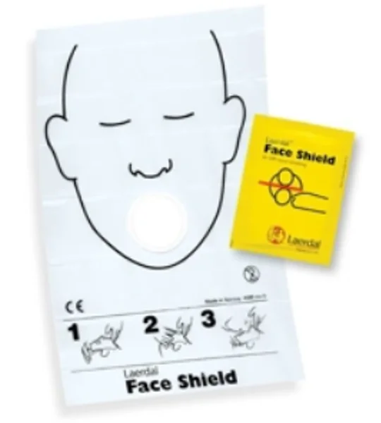 CPR Barrier Patient Face Shield 3M Filtrete Hydrophobic Filter