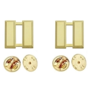 Captain Bars Collar Pins Insignia Gold