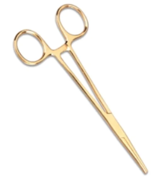 Kelly Forceps 5.5" Gold