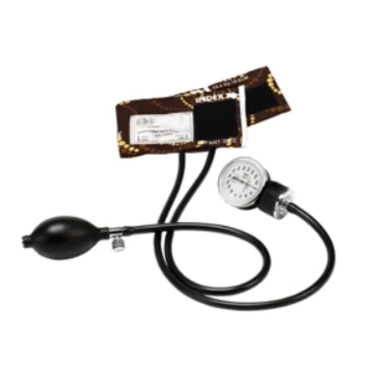 Premium Infant Aneroid BP Cuff Chocolate Golden Swirls