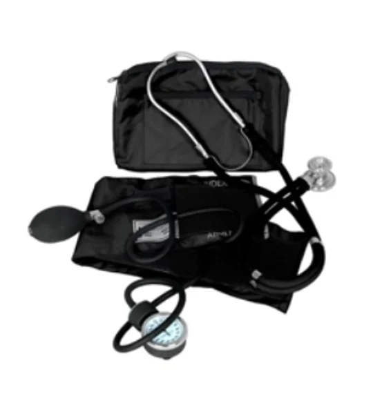 Sprague Rappaport Stethoscope BP Cuff Combo Kit Black