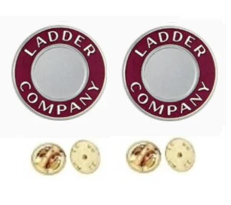 Ladder Company Round Disc Collar Insignia Set