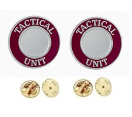 Tactical Unit Round Disc Collar Insignia Set