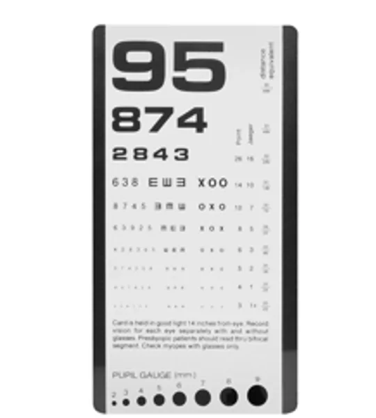 Rosenbaum Pocket Eye Chart