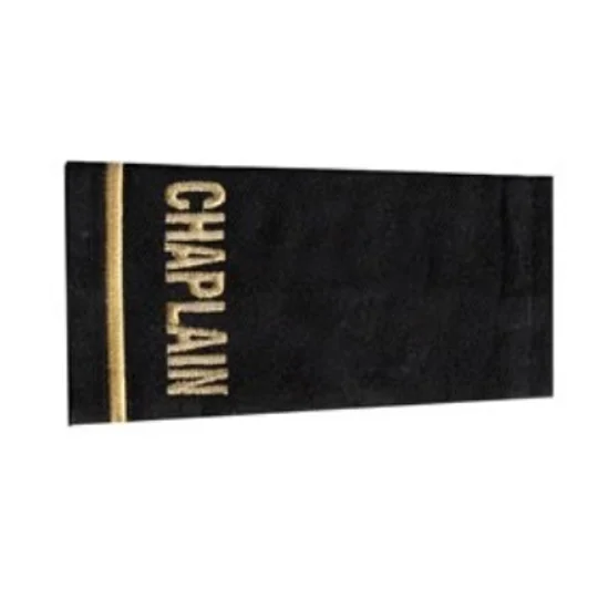 Chaplain Shirt Epaulette Shoulder Board Gold Black Style 2