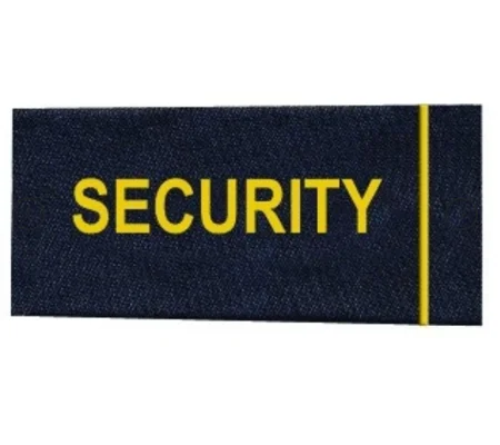 Security Shirt Epaulette Shoulder Board Gold Black Style 2