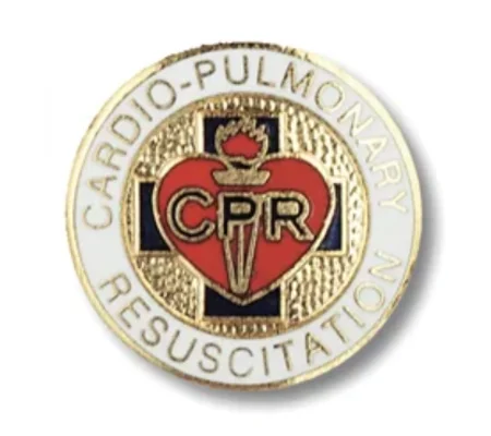 Cardio Pulmonary Resuscitation CPR Collar Pin
