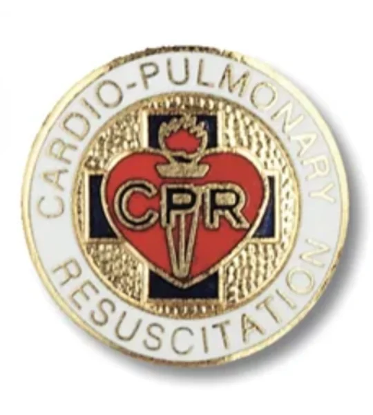 Cardio Pulmonary Resuscitation CPR Collar Pin