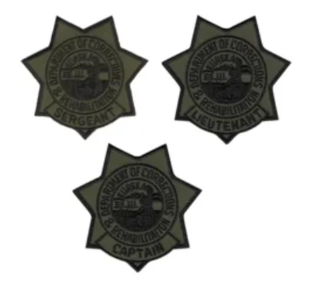 CA California DOCR Patch Badge OD Collector Pack