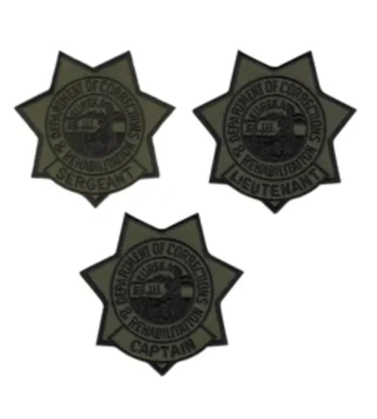 CA California DOCR Patch Badge OD Collector Pack