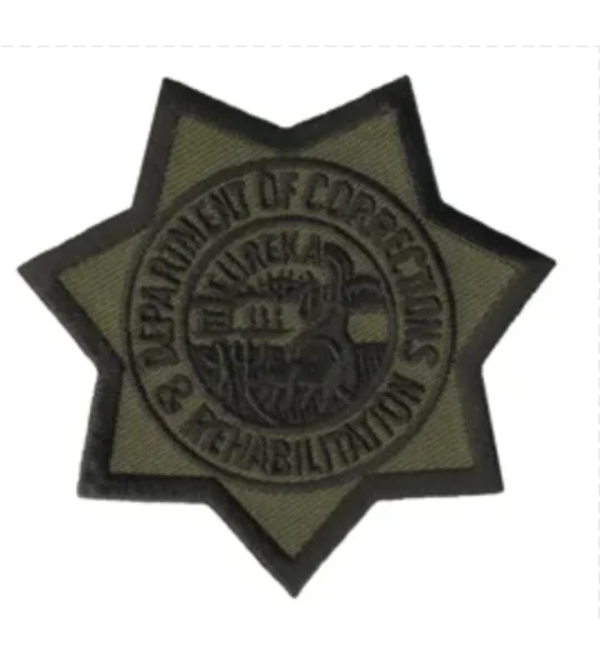 CA California State Department of Corrections Rehab Patch Star OD