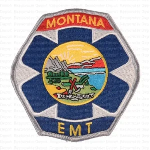 MT Montana EMS Shoulder Patch EMT Emergency Medical Technician