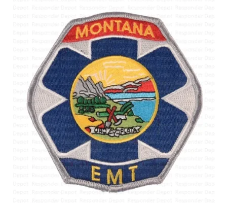 MT Montana EMS Shoulder Patch EMT Emergency Medical Technician