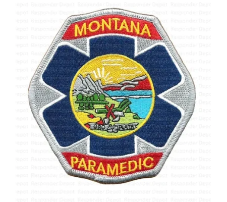 MT Montana EMS Shoulder Patch Paramedic