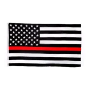 Thin Red Line USA American Flag