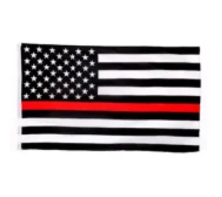 Thin Red Line USA American Flag