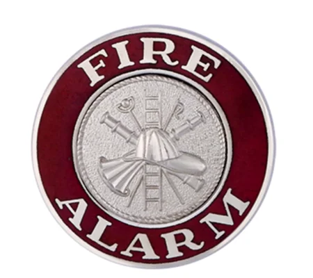 Round Disc Hat Pin Fire Alarm