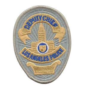 CA California Los Angeles Police LAPD Badge Patch Deputy Chief
