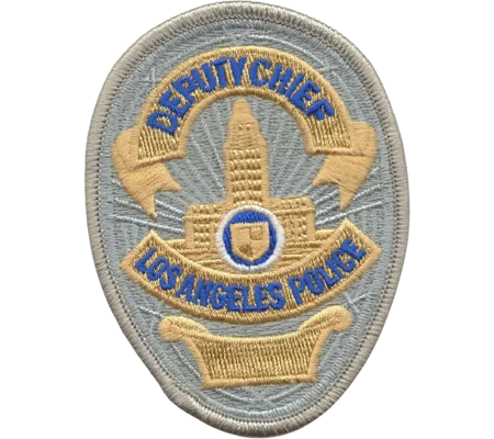 CA California Los Angeles Police LAPD Badge Patch Deputy Chief