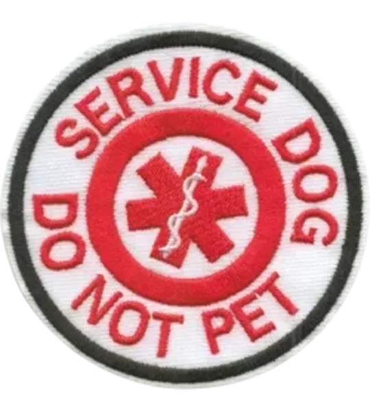 K9 ADA Service Dog Patch Medical Needs Red
