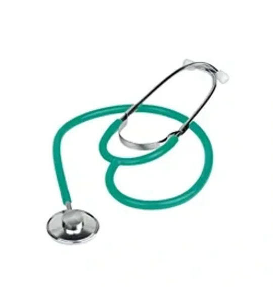 EMS Single Head Lightweight Stethoscope Green