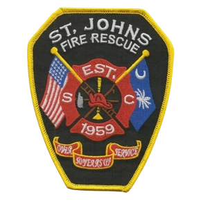SC South Carolina St Johns Fire Rescue Shoulder Patch