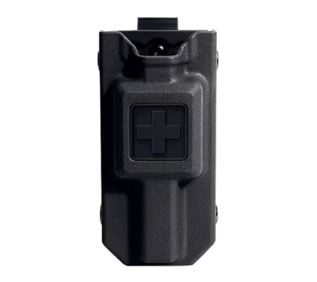 CAT Tourniquet Rigid TQ Case Cross Front MOLLE Malice Clip Black