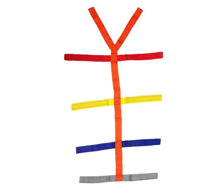 Backboard Color Coded Spider Straps Velcro
