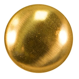Replacement Cap Hat Button Plain Gold