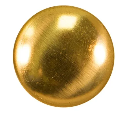 Replacement Cap Hat Button Plain Gold