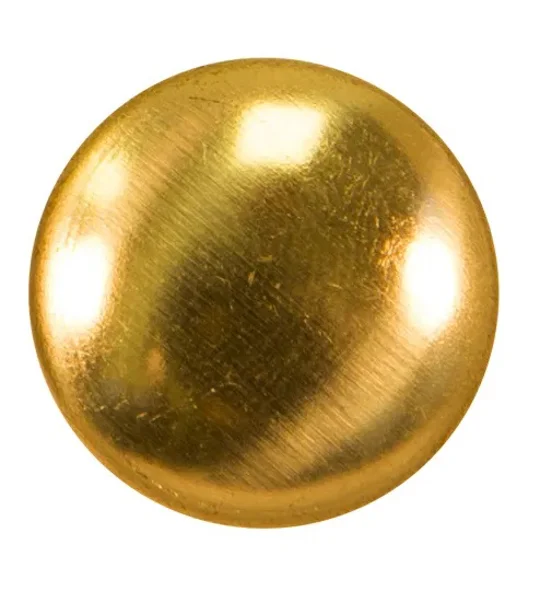 Replacement Cap Hat Button Plain Gold