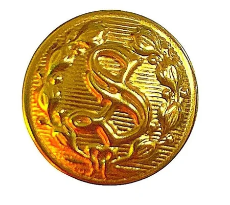 Replacement Cap Hat S Button Gold Sheriff
