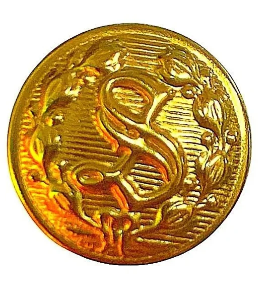 Replacement Cap Hat S Button Gold Sheriff