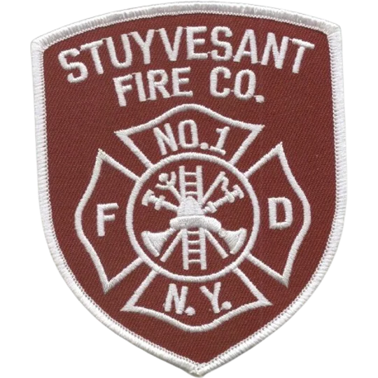 NY New York State Stuyvesant Fire Department Shoulder Patch