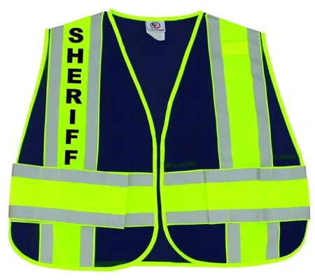 Reflective Vest Sheriff Navy Sized