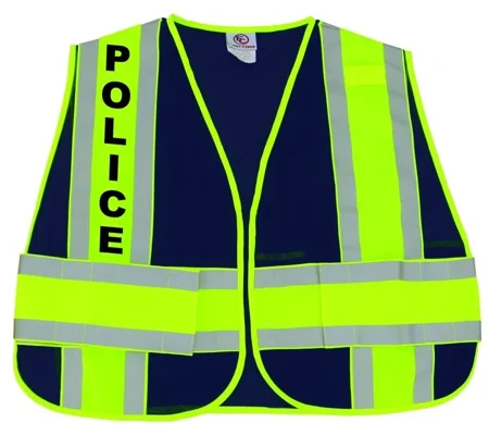 Reflective Vest Police Navy Sized