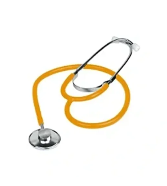 EMS Single Head Lightweight Stethoscope Yellow