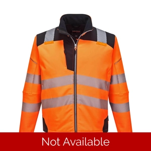 Hi-Vis Softshell Jacket Orange Black