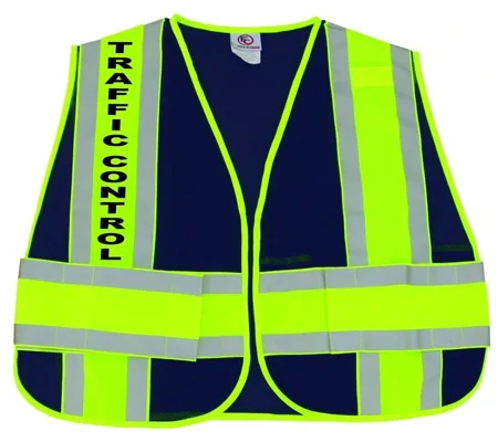 Reflective Vest Traffic Control Navy Sized