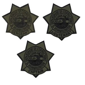 CA California DOCR Patch Badge OD Collector Pack