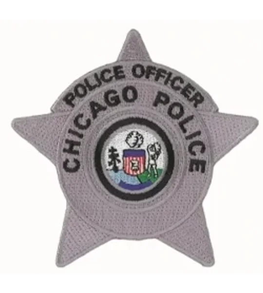 IL Illinois Chicago Police Police Officer Badge Shoulder Patch