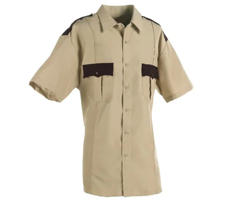 Class A Uniform Shirt Short Sleeve Tan & Black