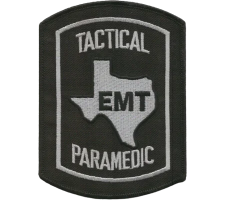 TX Texas Tactical Emergency Technician Paramedic Shoulder Patch