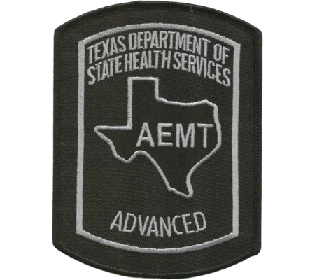 TX Texas Emergency Technician Advanced Shoulder Patch Tac Version 2