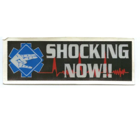 Shocking Now Scotchlite Helmet Sticker COPY