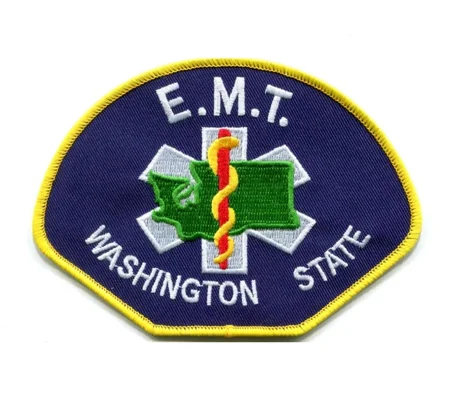 WA Washington State EMT Shoulder Patch New