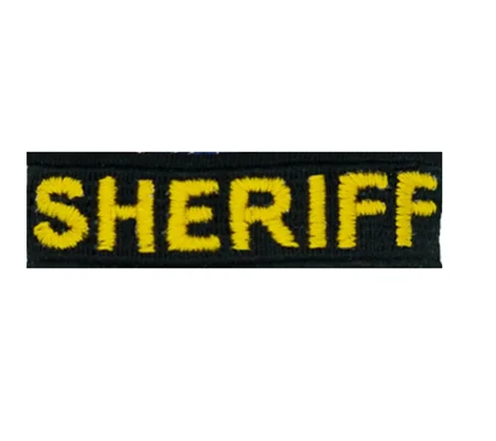 Mourning Band 1/2" Black with Sheriff