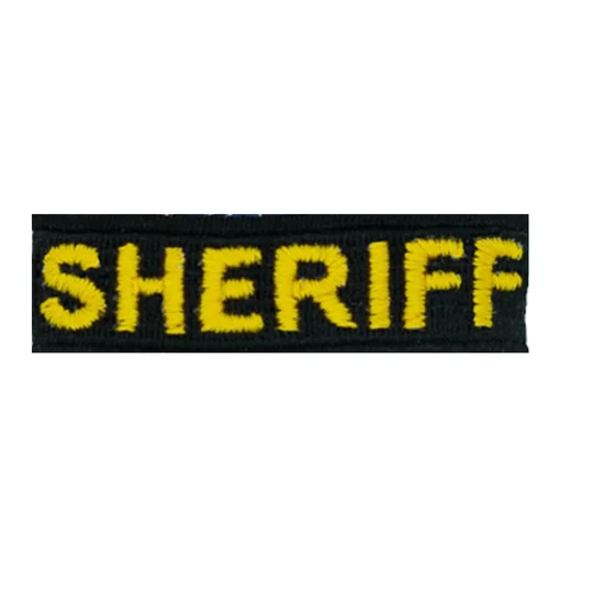 Mourning Band 1/2" Black with Sheriff
