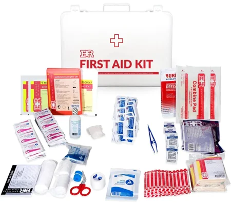 Basic Ansi First Aid Kit, Class B Metal 50 Person