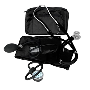 Sprague Rappaport Stethoscope BP Cuff Combo Kit Black